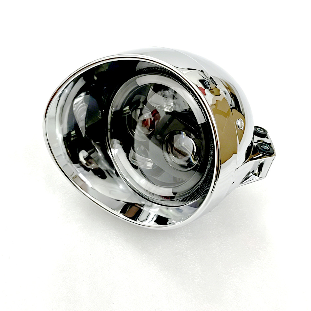 Universal Motorcycle Led Headlight Projector - ยูนิเวอร์แซล เรโทร 12V รถจักรยานยนต์ 5.75' ไฟหน้า