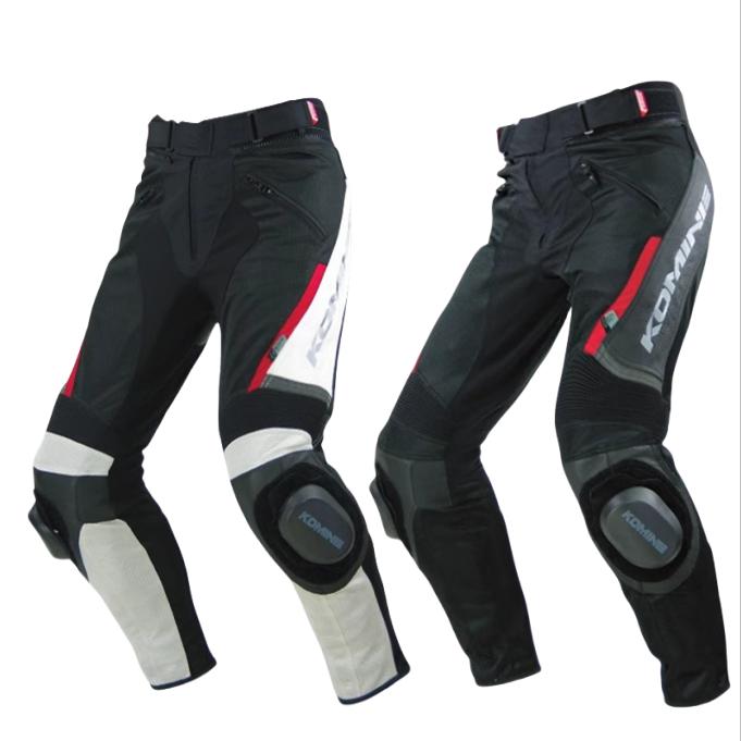 Riding Gear - กางเกงขี่มอเตอร์ไซค์ฤดูร้อน Komine ชุดแข่ง กางเกงนักรบ อุปกรณ์ขี่มอเตอร์ไซค์ กันล้ม