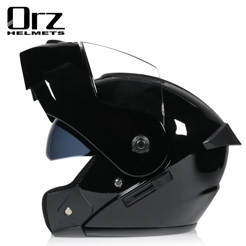 Dual Visor Motorcycle Racing Helmet - Orz901 เลนส์คู่ Full Face Racing Unisex