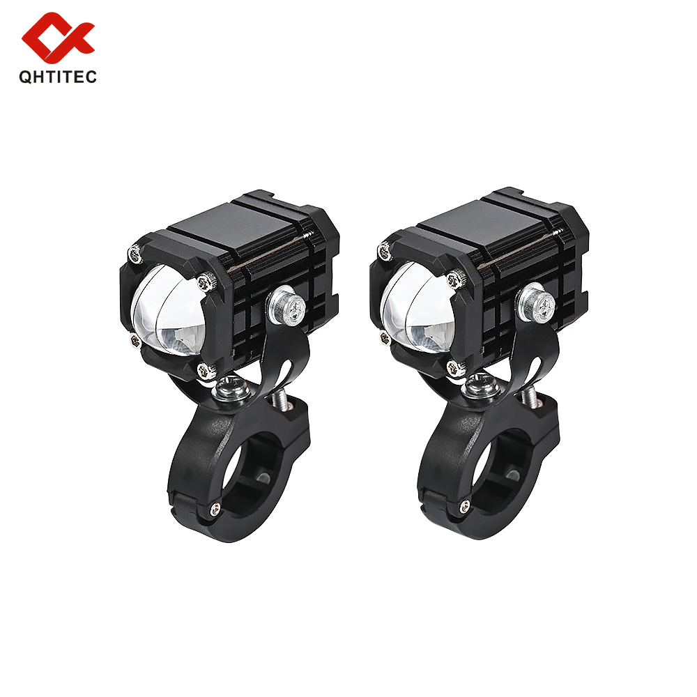 Universal Motorcycle Led Headlight Projector - ไฟ LED สำหรับมอเตอร์ไซค์ กันน้ำ IP67 ไฟตัดหมอกขนาดเล็ก