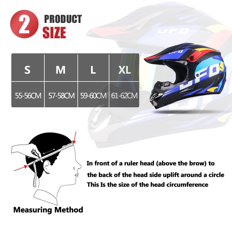 ฟรีผู้ใหญ่เด็กมืออาชีพ Off-Roa - Full Face Motorcycle Helmet With Bluetooth บทวิจารณ์และราคา