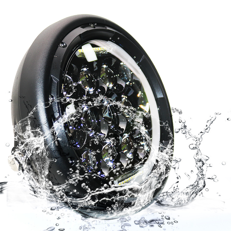 ไฟหน้ารถจักรยานยนต์ LED ขนาด 7 - Universal Motorcycle Led Headlight Projector บทวิจารณ์และราคา