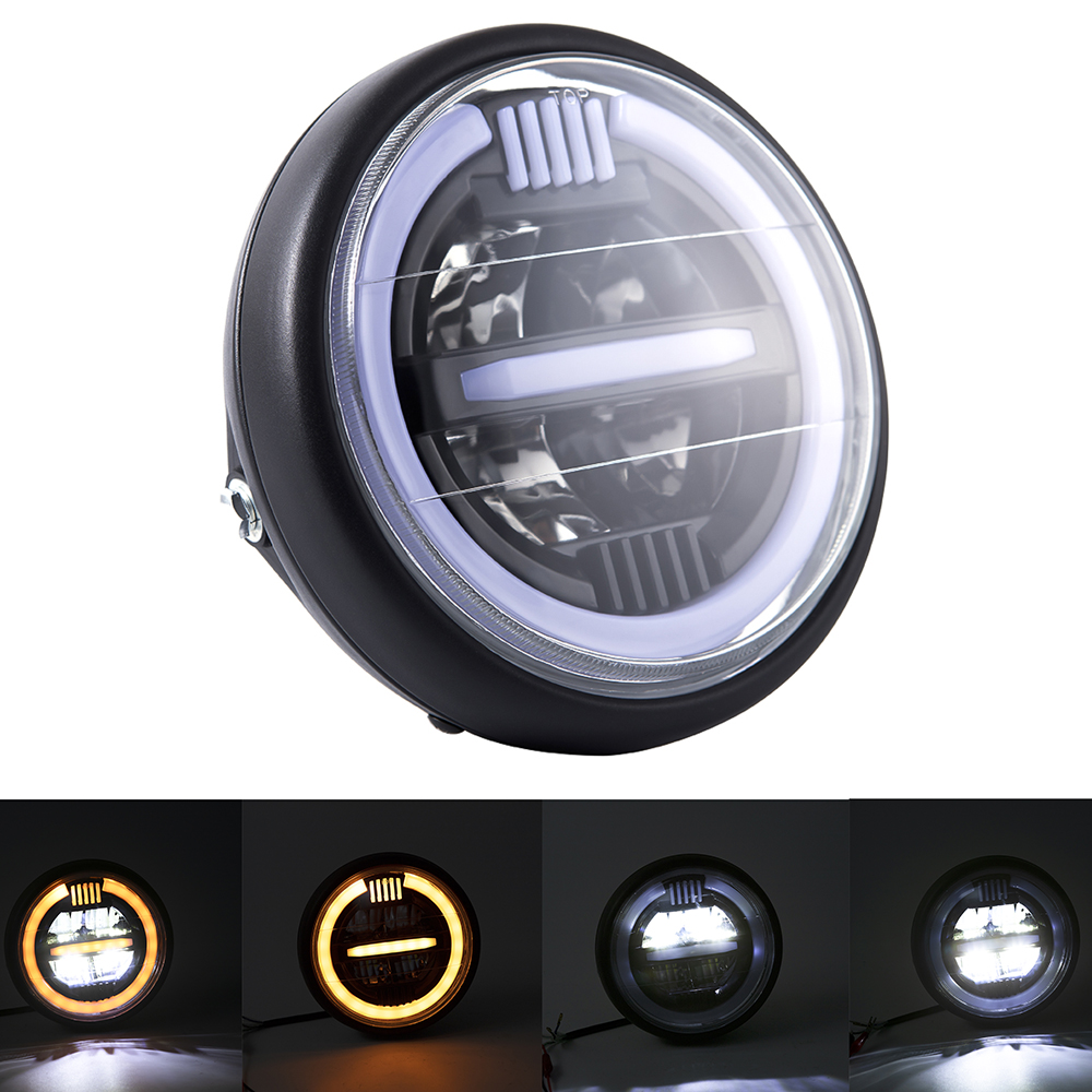ไฟหน้ามอเตอร์ไซค์แบบยูนิเวอร์แ - Universal Motorcycle Led Headlight Projector บทวิจารณ์และราคา