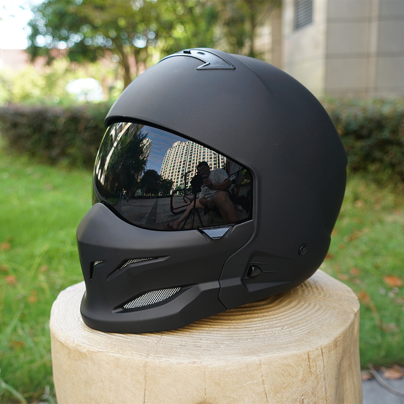 หมวกกันน็อคแบบเรโทร Scorpion พ - Full Face Motorcycle Helmet With Bluetooth บทวิจารณ์และราคา