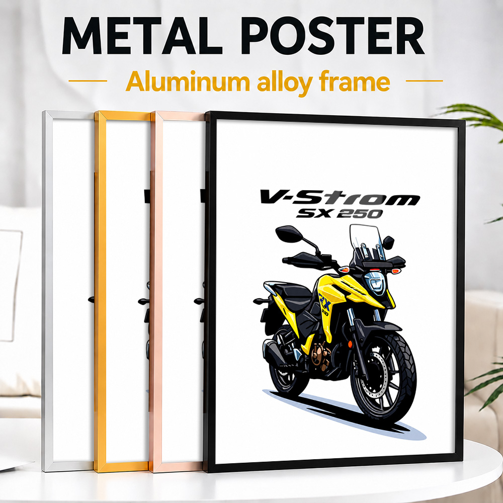 โปสเตอร์โลหะกรอบรูปมอเตอร์ไซค์ - Riding Gear บทวิจารณ์และราคา