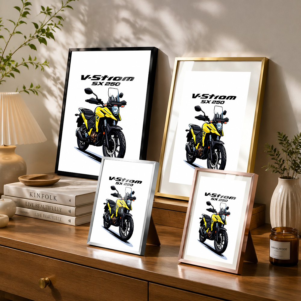 โปสเตอร์โลหะกรอบรูปมอเตอร์ไซค์ - Riding Gear บทวิจารณ์และราคา