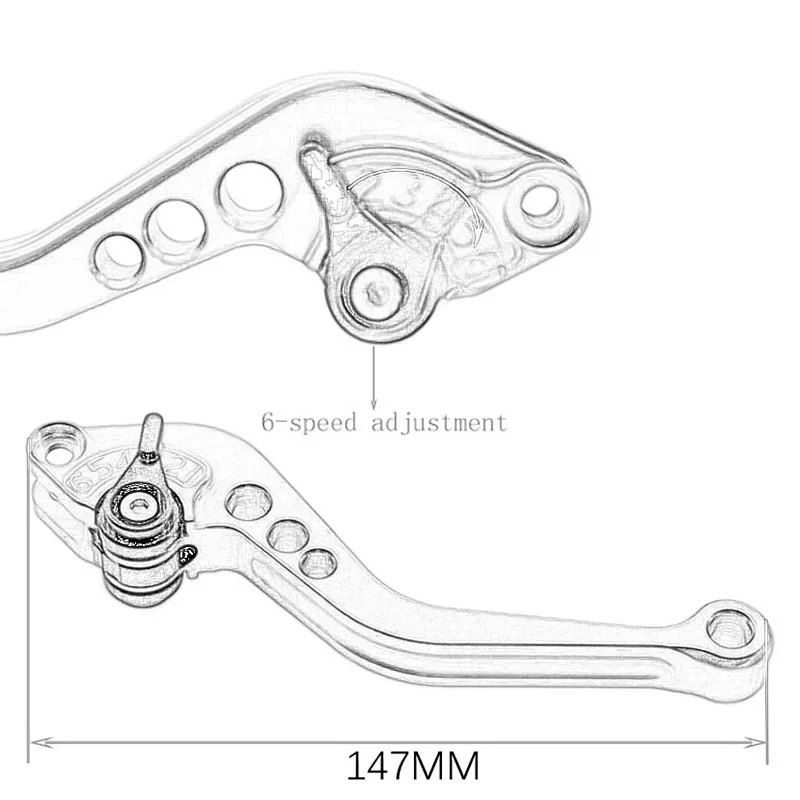 สำหรับรถจักรยานยนต์ Bajaj Puls - Cnc Aluminum Adjustable Brake Clutch Levers บทวิจารณ์และราคา