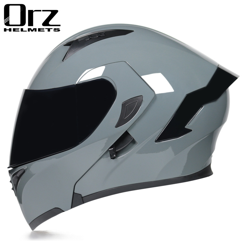 หมวกกันน็อคมอเตอร์ไซค์แบบแยกส่ - Modular Flip Up Motorcycle Helmet Dot Approved บทวิจารณ์และราคา