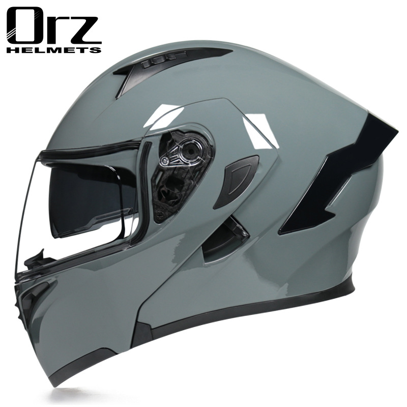 หมวกกันน็อคมอเตอร์ไซค์แบบแยกส่ - Modular Flip Up Motorcycle Helmet Dot Approved บทวิจารณ์และราคา