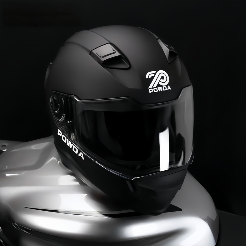 หมวกกันน็อคมอเตอร์ไซค์แบบเต็มห - Dual Visor Motorcycle Racing Helmet บทวิจารณ์และราคา