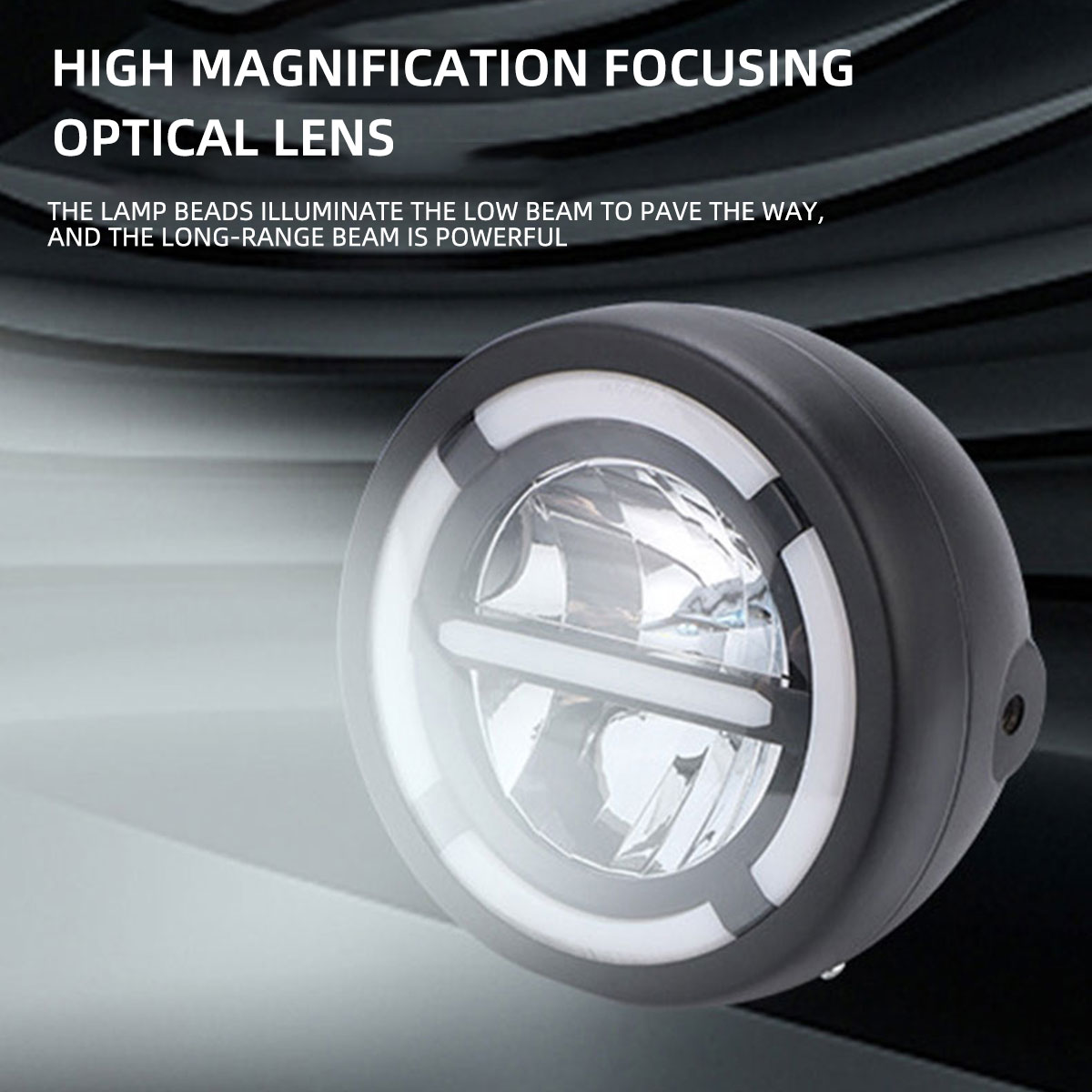 ไฟหน้า LED สำหรับรถยนต์และรถจั - Universal Motorcycle Led Headlight Projector บทวิจารณ์และราคา
