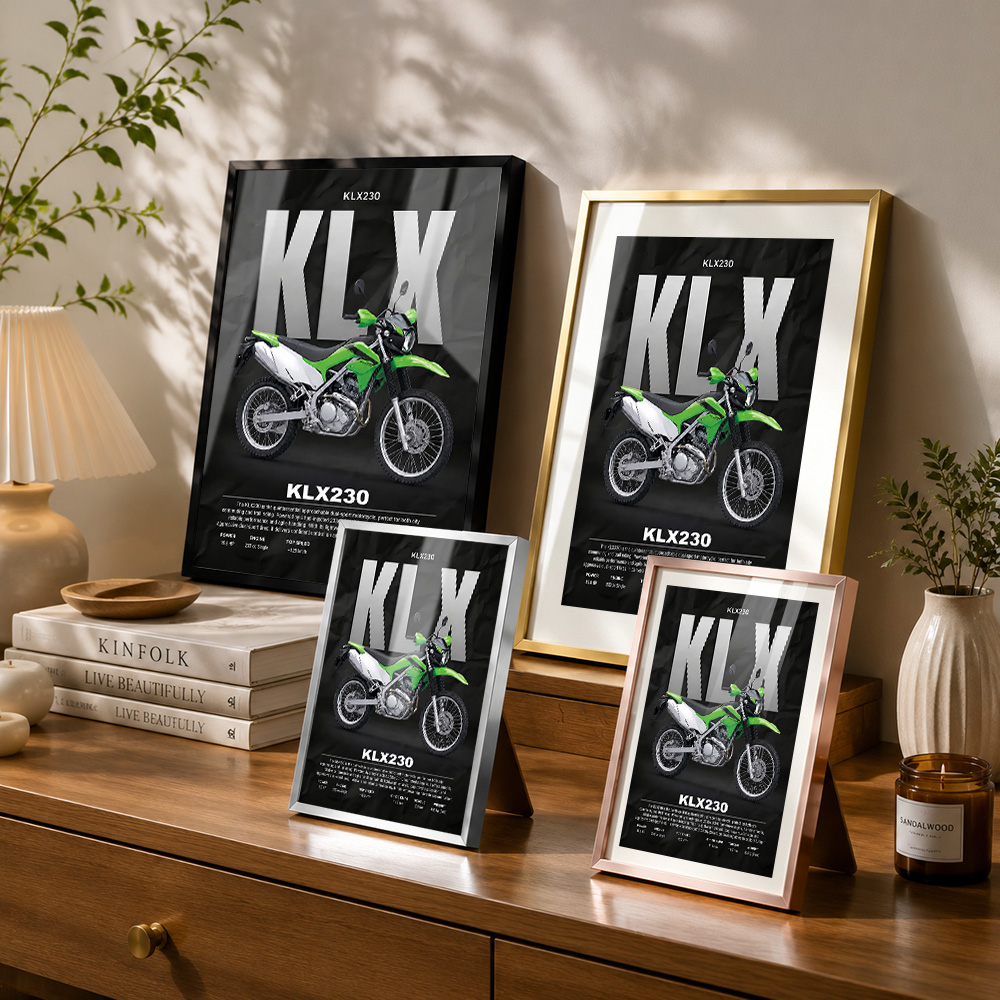 โปสเตอร์โลหะกรอบรูปมอเตอร์ไซค์ - Riding Gear บทวิจารณ์และราคา