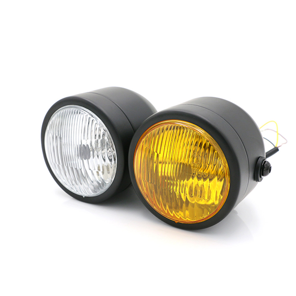 ไฟหน้าคู่แบบยูนิเวอร์แซล H4 สำ - Universal Motorcycle Led Headlight Projector บทวิจารณ์และราคา