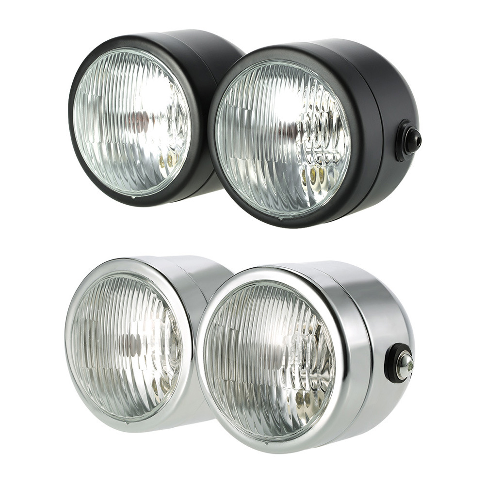 ไฟหน้าคู่แบบยูนิเวอร์แซล H4 สำ - Universal Motorcycle Led Headlight Projector บทวิจารณ์และราคา