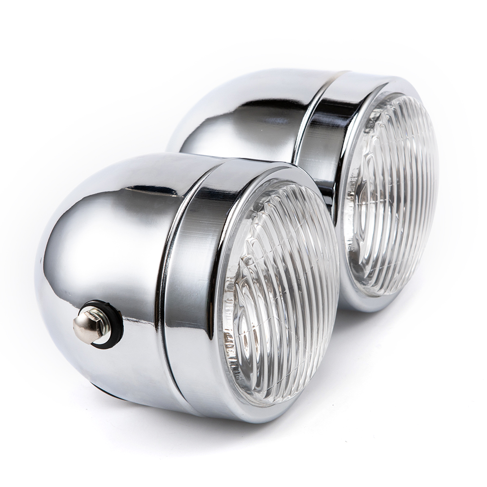 ไฟหน้าคู่แบบยูนิเวอร์แซล H4 สำ - Universal Motorcycle Led Headlight Projector บทวิจารณ์และราคา