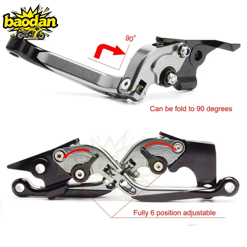 เหมาะสำหรับ Tenere 700/World R - Cnc Aluminum Adjustable Brake Clutch Levers บทวิจารณ์และราคา
